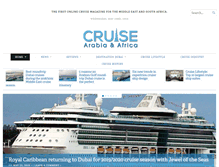 Tablet Screenshot of cruisearabiaonline.com